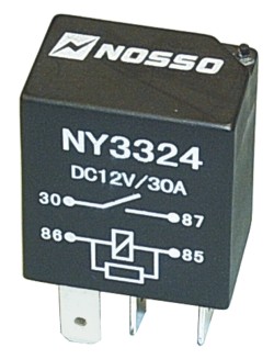 NY3324 - MICRO RELAY 12V 30A 4T